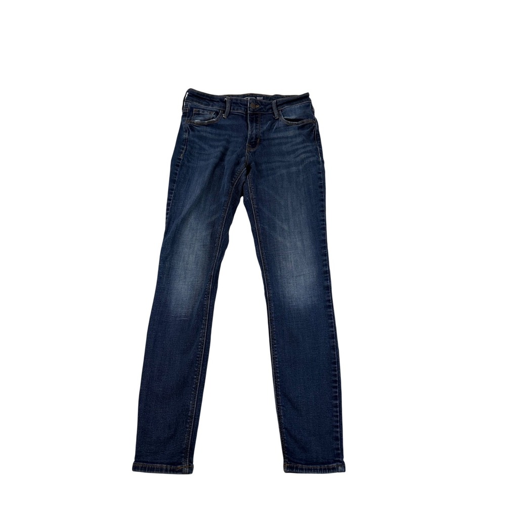 Old Navy Rockstar Super Skinny Jeans Womens 4 Dark Wash Blue Stretch Denim Pants